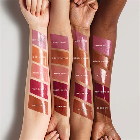 fenty lip gloss colors